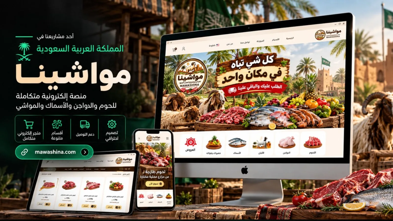 مواشينا – متجر اللحوم الطازجة والمنتجات الغذائية